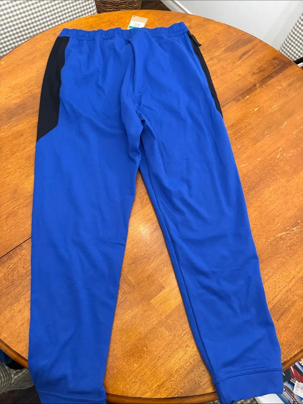 Nike Royal Blue Joggers with Black Panels xl